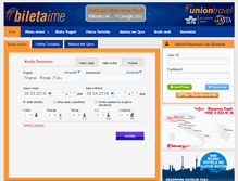 Tablet Screenshot of biletaime.al